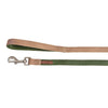 Dog Leash-Double Premium Green/Ecru 15X1200Mm
