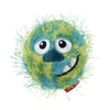 Medium Ball Plush Friendz With Foam Rubber Ball And Squeaker