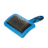 Groom Professional Large Black & Blue Pet Slicker Brush 1 Pcs