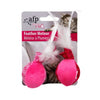 All For Paws Green Feather & Bell Meteor Cat Teaser Toys