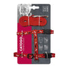M-Pets Catogo Small To Medium Red Printed Harness (Neck 20-30Cm & Chest 30-42Cm) & Leash (150Cm) For Cats