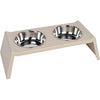 Pawsitiv Small Beige 160ml Dual Pet Bowl