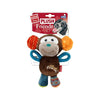 Gigwi Plush Friendz Squeaker Dog Toy Monkey
