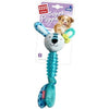 Gigwi Suppa Puppa Small Blue & Turquoise Rabbit Shaped Dog Squeaky Toy