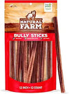 Pet Natural Farm Medium 12 Inch Low Fat Beef Bully Stick Dog Treat