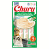 Inaba Churu Creamy Cat Treats With Tuna & Chicken 14 G X 4