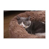 Pado Pet Fluffy Donut Cushion - Brown 60X20Cm