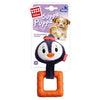 Gigwi Suppa Puppa Xs Gray & Orange Bird Shaped Dog Squeaky Toy
