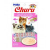 Inaba Churu Creamy Cat Treats With Tuna & Salmon 14 G X 4