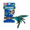 GiGwi Johnny Stick with Catnip & Natural Feathers Toy for Cats