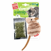 GiGwi Brown & Beige Mouse Toy For Cats