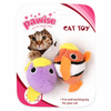Pawise Fish Bouncing Ball Cat Toy