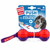 Gigwi Push To Mute Pink & Purple Bone Shaped Dog Squeaky Toy