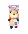 Gigwi Suppa Puppa Multicolored Squeaky Lion Plush Dog Toy