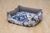 Catry Large Blue & Gray Printed Pet Bed 70Cm