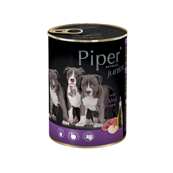 PIPER JUNIOR WITH VEAL AND APPLE 24x400 G