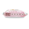 Kitcat 5 In 1 Cat Wipes Coconut Scented 84 Sheets