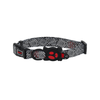 Doco Loco Small Black & White Nylon Dog Collar (27-37X1.5Cm)