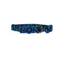 Doco Furball Cat Collar Blue Leopard Dcat002-02 Blue