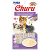 Inaba Churu Creamy Cat Treats Shrimp Flavor With Chicken 14 G X 4