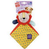 Gigwi Suppa Puppa Small Multicolored Squeaky Lion Plush Dog Toy