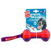 Gigwi Push To Mute Pink & Purple Bone Shaped Dog Squeaky Toy